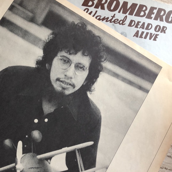 David Bromberg Wanted Dead Or Alive Vinyl Lp '74 - Picture 4 of 9